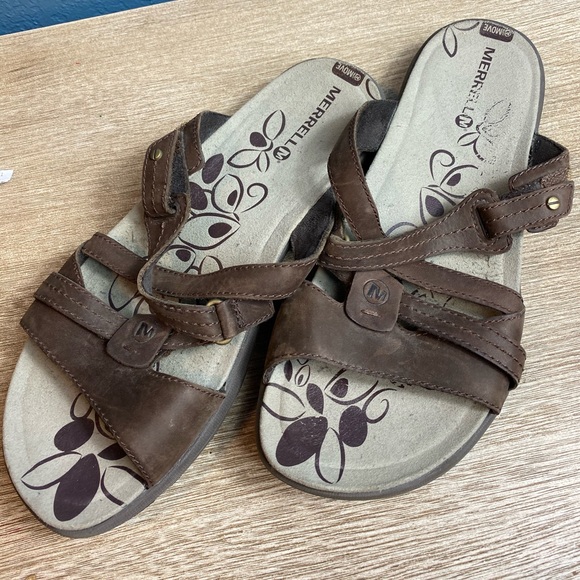 merrell slip on sandals